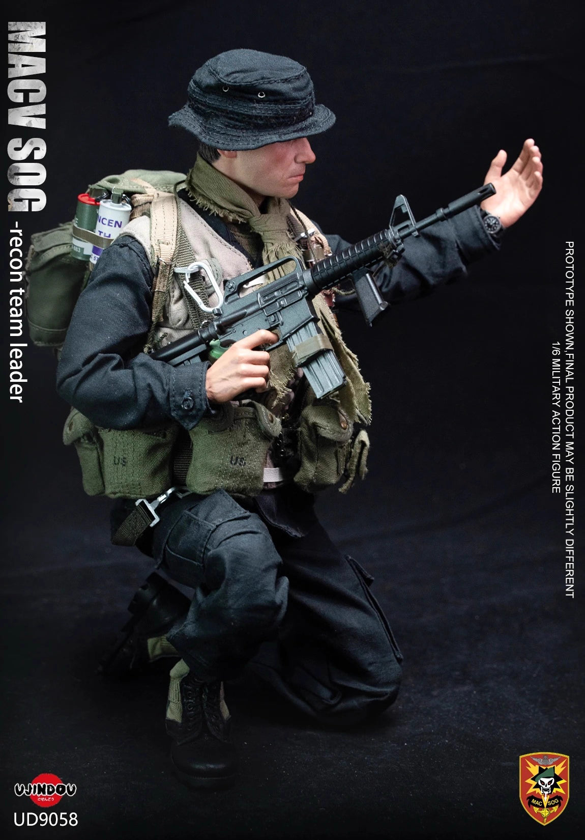 Original Design UJINDOU Vietnam War U.S. MACV-SOG Recon Team Leader UD9058 1/6 Licensed Action Figure