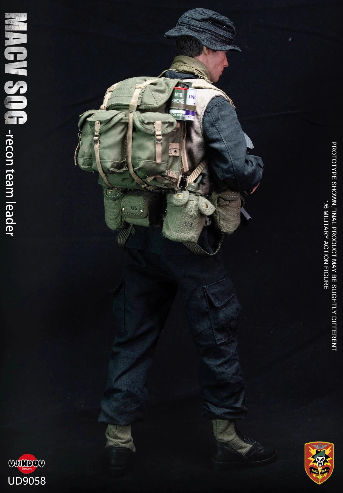 Original Design UJINDOU Vietnam War U.S. MACV-SOG Recon Team Leader UD9058 1/6 Licensed Action Figure