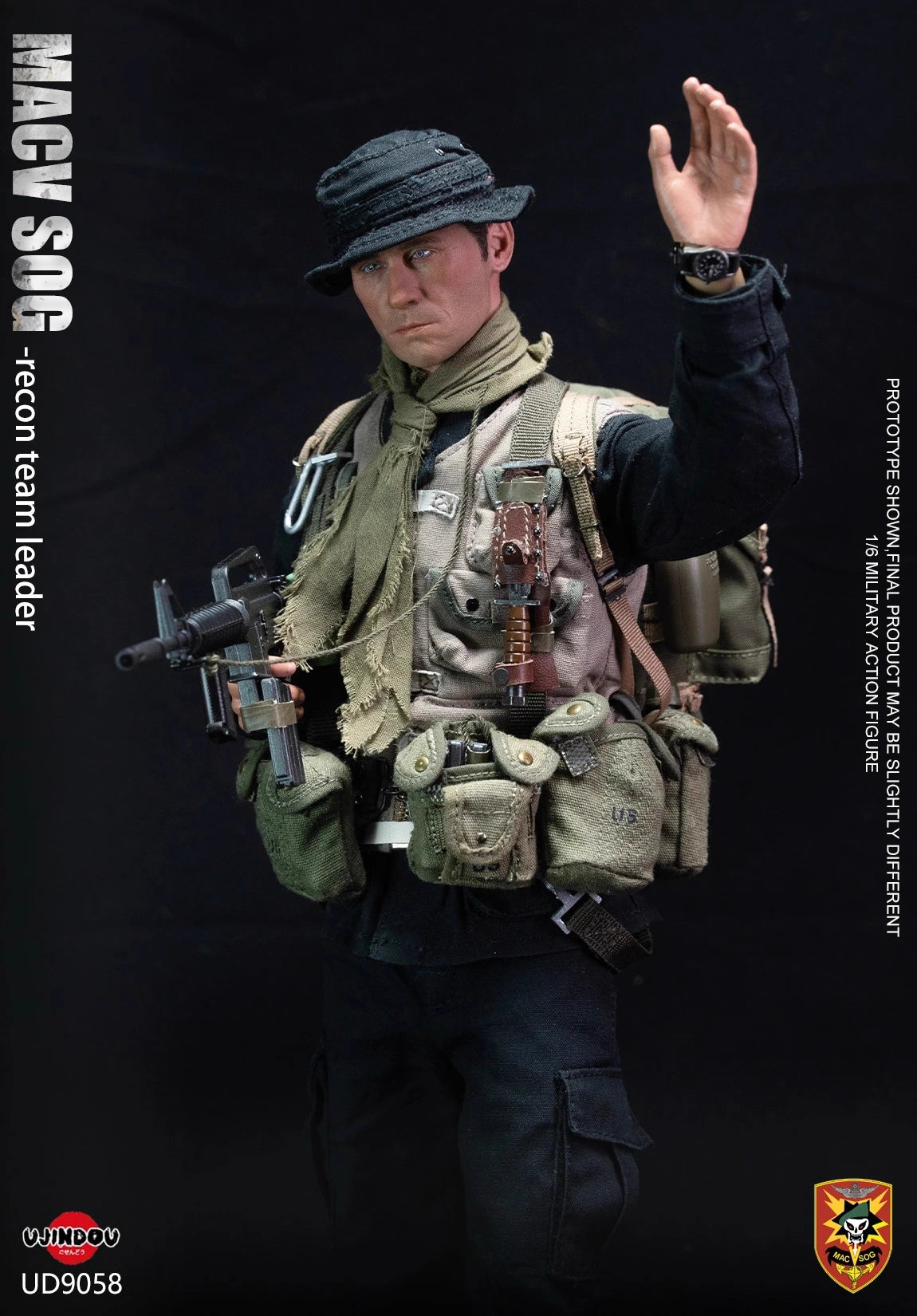 Original Design UJINDOU Vietnam War U.S. MACV-SOG Recon Team Leader UD9058 1/6 Licensed Action Figure