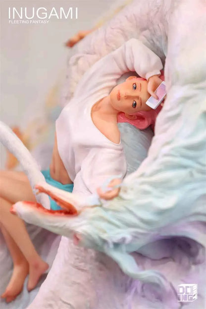 Original Design WeArtDoing Studio Inugami Series Dawn Whisper & Fleeting Fantasy Licensed Resin Statue
