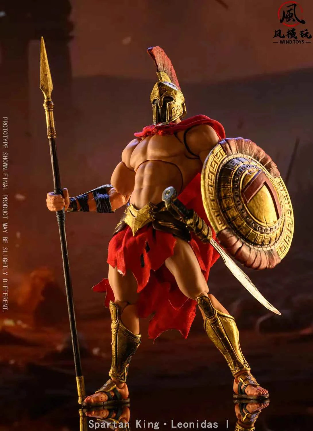 Original Design Wind Toys Studio Eternal Warriors Series Spartan King Leonidas FMW004 1/12 Licensed Action Figure