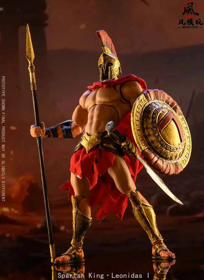 Original Design Wind Toys Studio Eternal Warriors Series Spartan King Leonidas FMW004 1/12 Licensed Action Figure