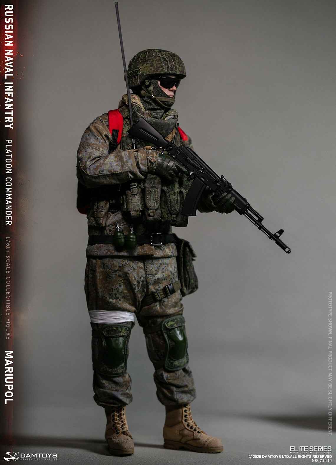Original Design DAMTOYS Russian Navy Infantry Commander Mariupol NO.78111 1/6 Licensed Action Figure