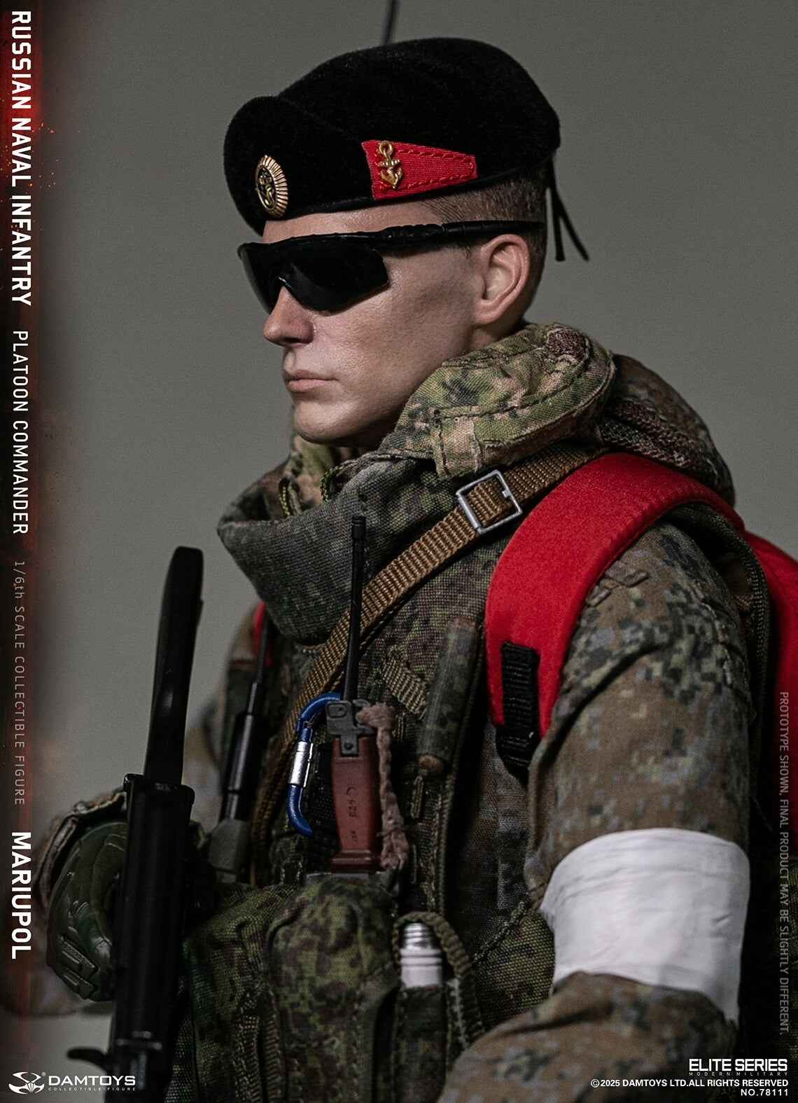 Original Design DAMTOYS Russian Navy Infantry Commander Mariupol NO.78111 1/6 Licensed Action Figure