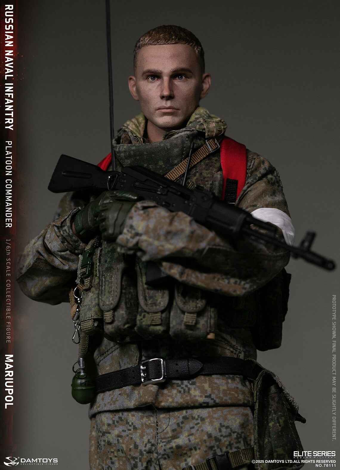 Original Design DAMTOYS Russian Navy Infantry Commander Mariupol NO.78111 1/6 Licensed Action Figure