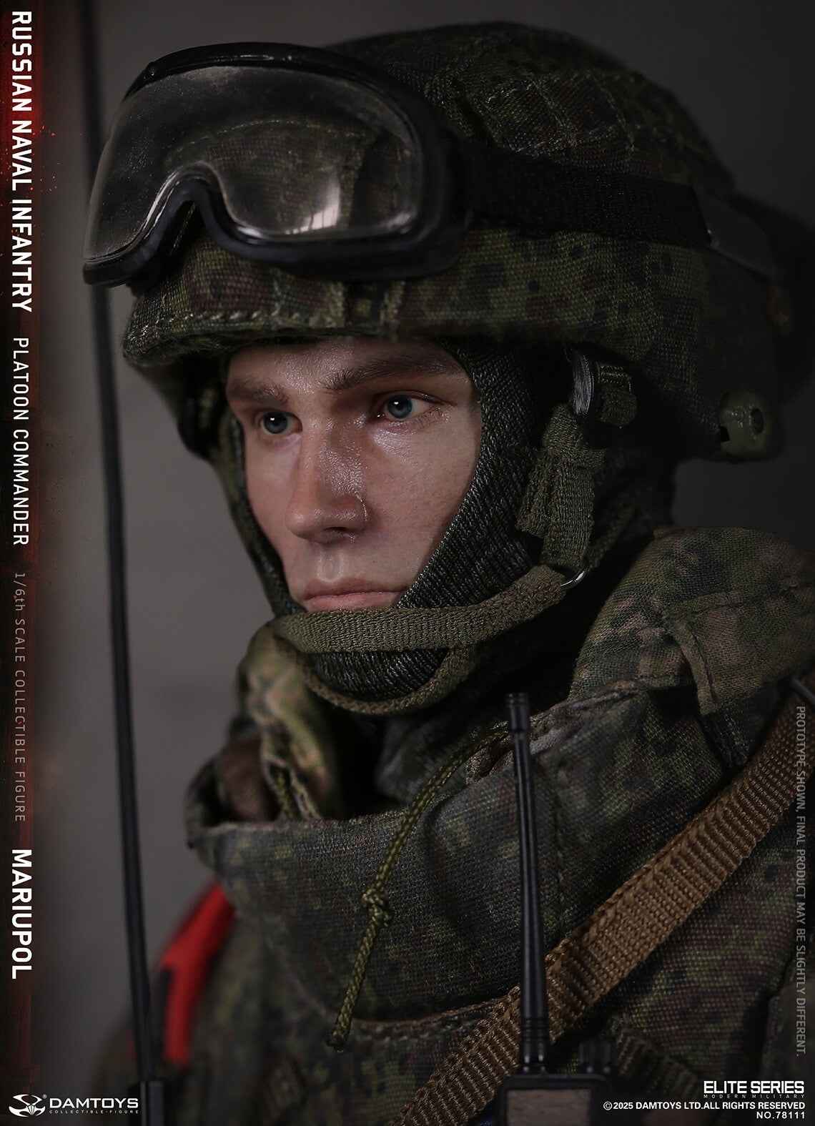 Original Design DAMTOYS Russian Navy Infantry Commander Mariupol NO.78111 1/6 Licensed Action Figure