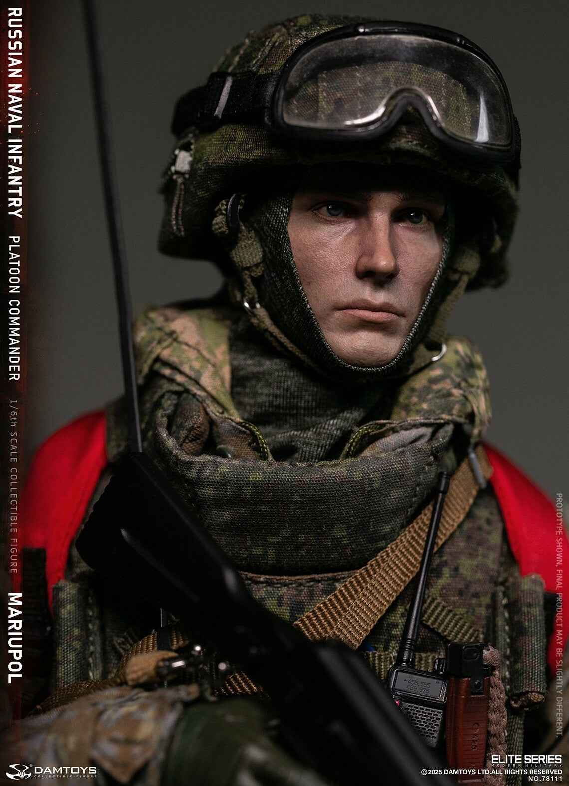 Original Design DAMTOYS Russian Navy Infantry Commander Mariupol NO.78111 1/6 Licensed Action Figure