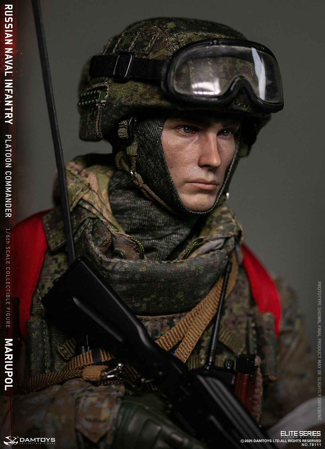 Original Design DAMTOYS Russian Navy Infantry Commander Mariupol NO.78111 1/6 Licensed Action Figure