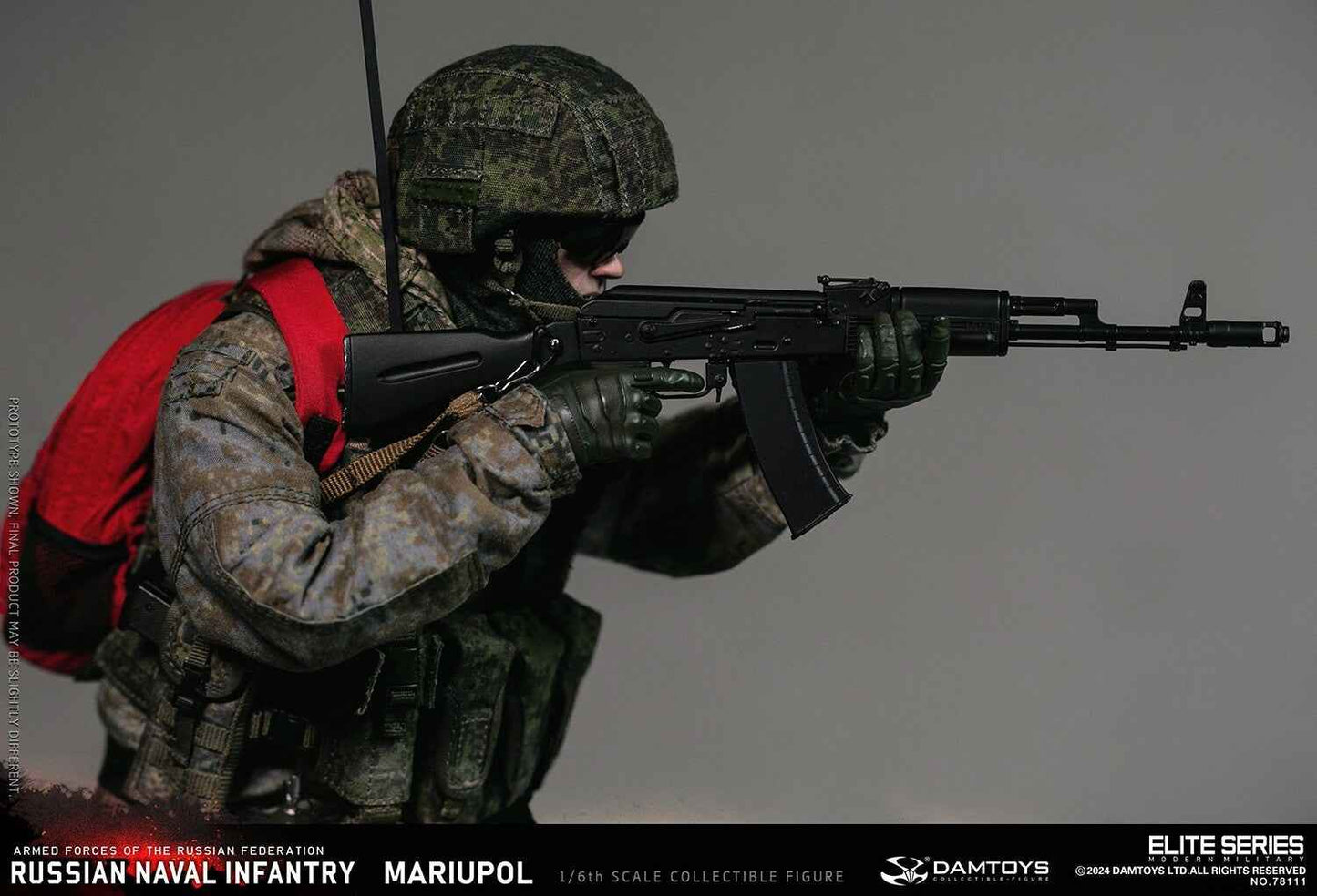 Original Design DAMTOYS Russian Navy Infantry Commander Mariupol NO.78111 1/6 Licensed Action Figure