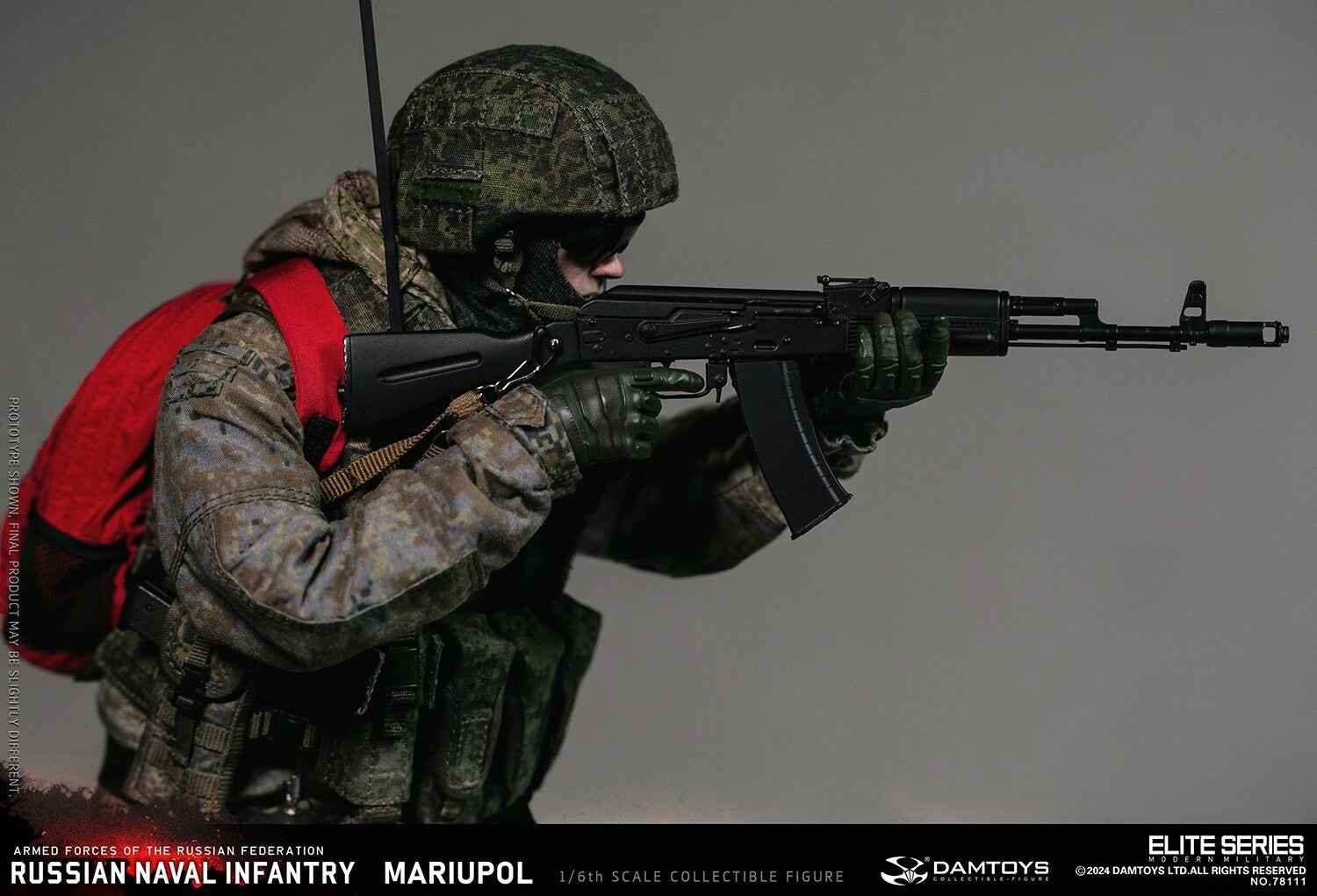 Original Design DAMTOYS Russian Navy Infantry Commander Mariupol NO.78111 1/6 Licensed Action Figure