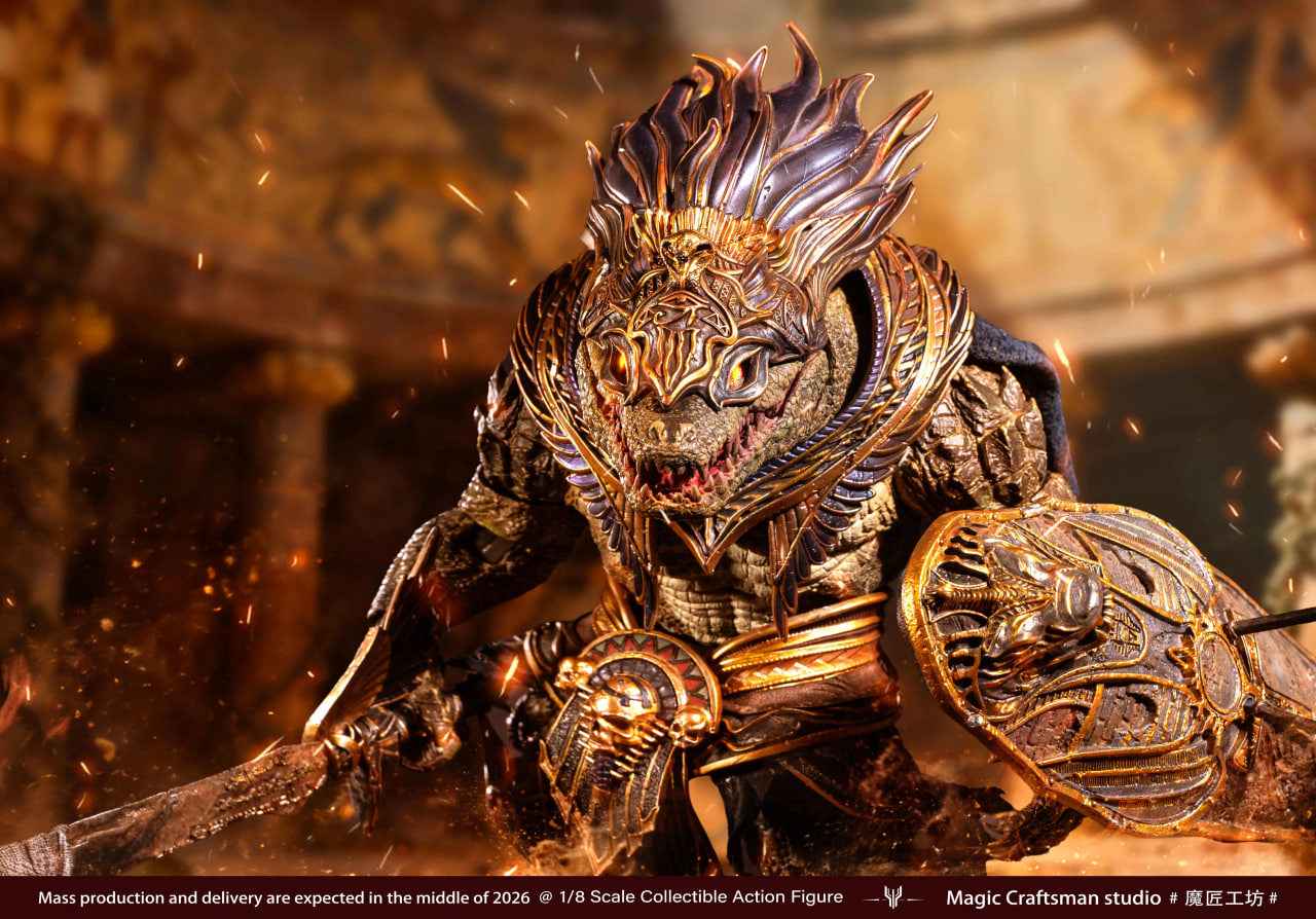 Original Design Magic Craftsman Studio Egypt Sobek Desert Giant Crocodile 1/12 Licensed Action Figure