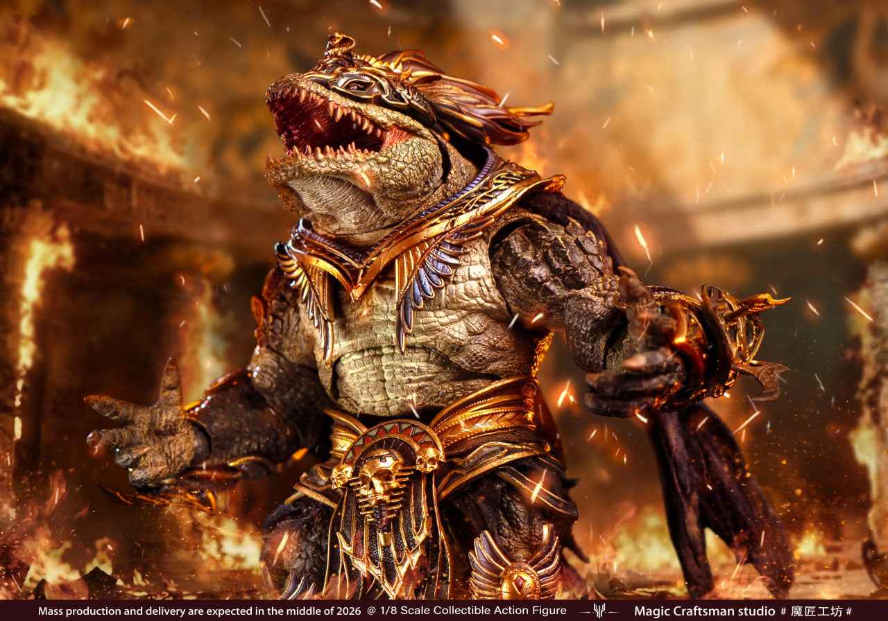 Original Design Magic Craftsman Studio Egypt Sobek Desert Giant Crocodile 1/12 Licensed Action Figure