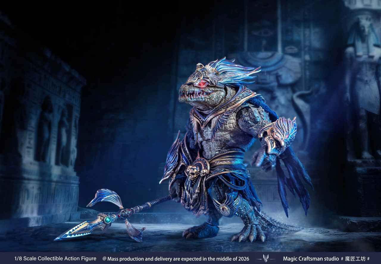 Original Design Magic Craftsman Studio Egypt Sobek Desert Giant Crocodile 1/12 Licensed Action Figure