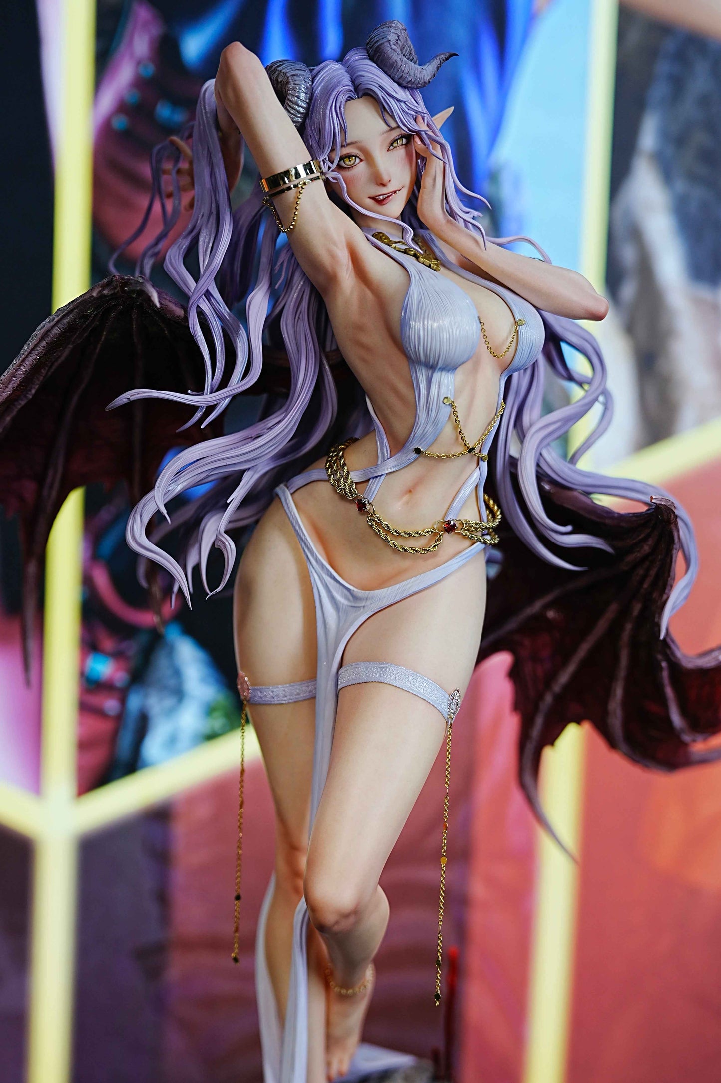 Original Design Three Artisan Studio DeadPrince Illustrations Mystic Mature Lady Series Succubus Lamia 1/4 Licensed Resin Statue