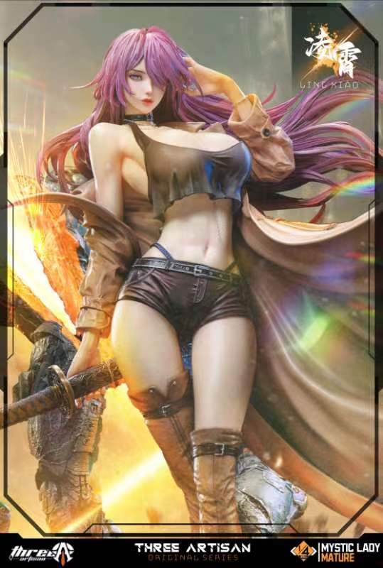 Original Design Three Artisan Studio DeadPrince Illustrations Mystic Mature Lady Series Ling Xiao 1/4 Licensed Resin Statue (PayPal Fees and Shipping Costs Included)