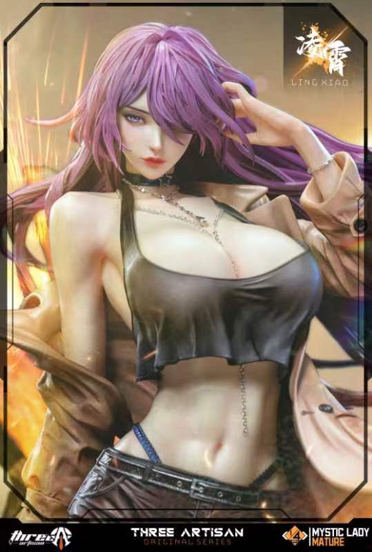 Original Design Three Artisan Studio DeadPrince Illustrations Mystic Mature Lady Series Ling Xiao 1/4 Licensed Resin Statue (PayPal Fees and Shipping Costs Included)