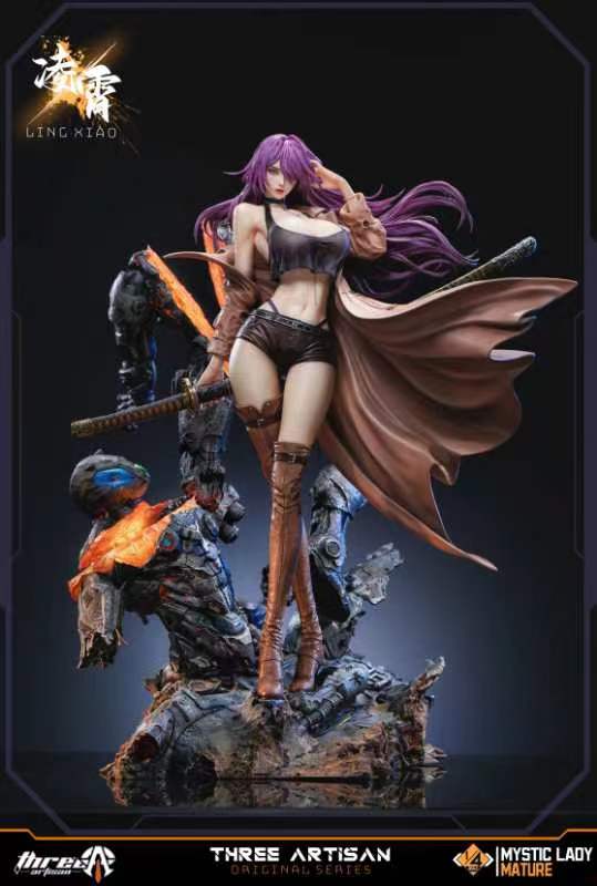 Original Design Three Artisan Studio DeadPrince Illustrations Mystic Mature Lady Series Ling Xiao 1/4 Licensed Resin Statue (PayPal Fees and Shipping Costs Included)