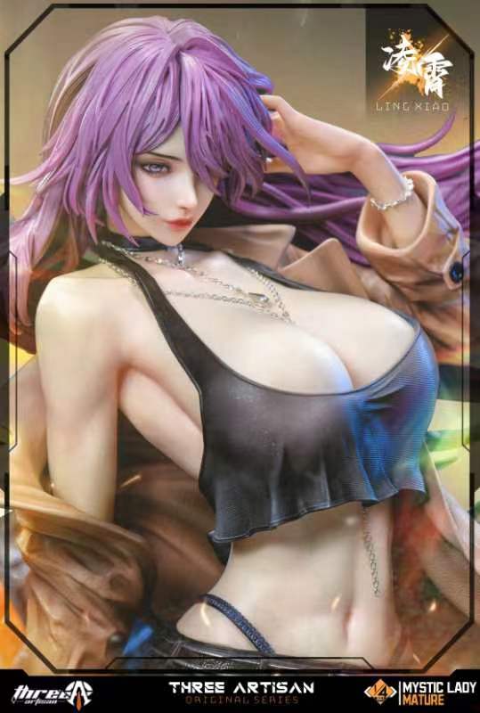 Original Design Three Artisan Studio DeadPrince Illustrations Mystic Mature Lady Series Ling Xiao 1/4 Licensed Resin Statue (PayPal Fees and Shipping Costs Included)