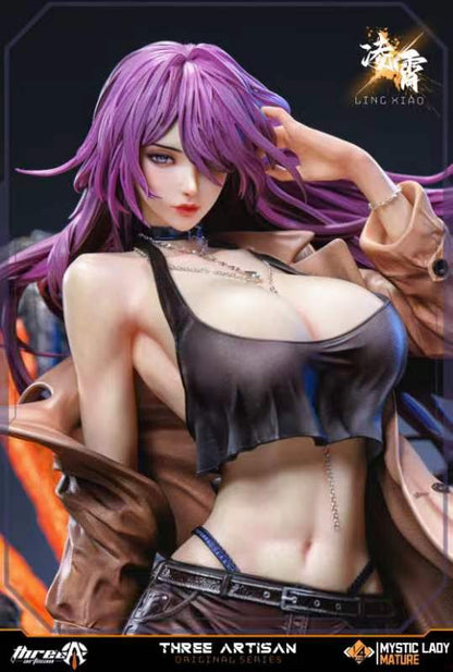 Original Design Three Artisan Studio DeadPrince Illustrations Mystic Mature Lady Series Ling Xiao 1/4 Licensed Resin Statue (PayPal Fees and Shipping Costs Included)