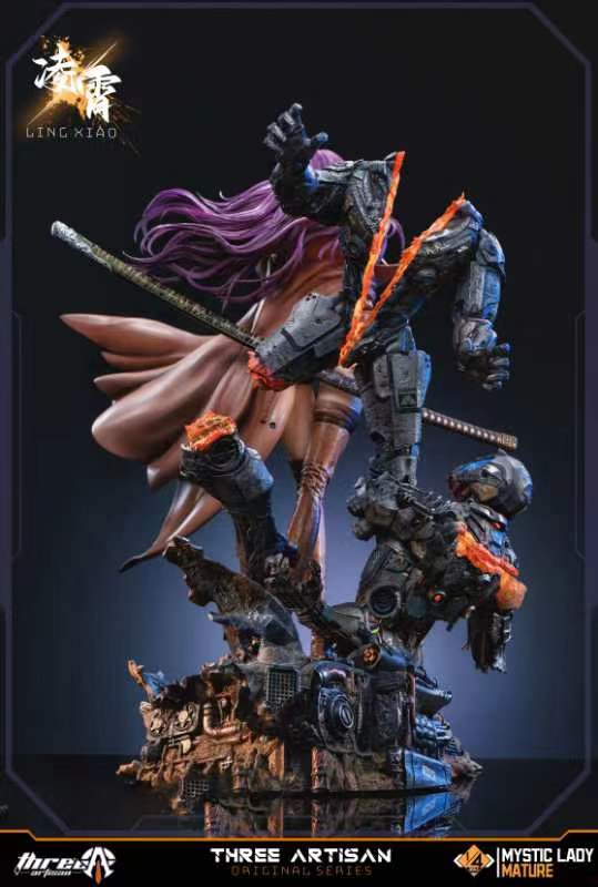 Original Design Three Artisan Studio DeadPrince Illustrations Mystic Mature Lady Series Ling Xiao 1/4 Licensed Resin Statue (PayPal Fees and Shipping Costs Included)