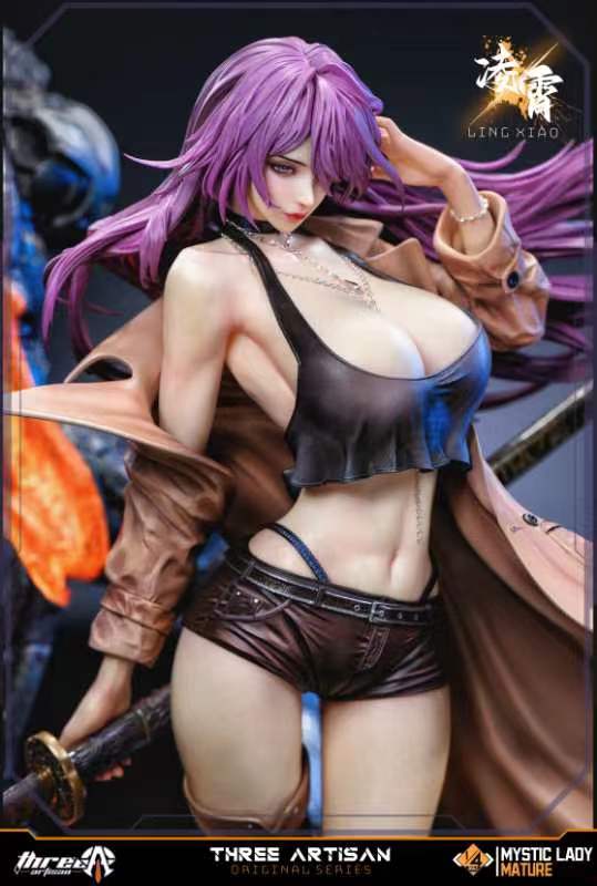 Original Design Three Artisan Studio DeadPrince Illustrations Mystic Mature Lady Series Ling Xiao 1/4 Licensed Resin Statue (PayPal Fees and Shipping Costs Included)
