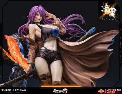 Original Design Three Artisan Studio DeadPrince Illustrations Mystic Mature Lady Series Ling Xiao 1/4 Licensed Resin Statue (PayPal Fees and Shipping Costs Included)