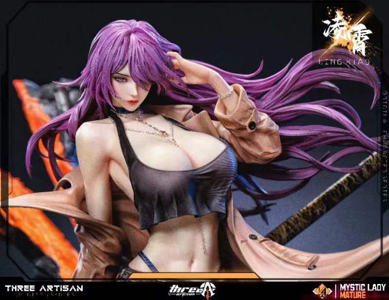 Original Design Three Artisan Studio DeadPrince Illustrations Mystic Mature Lady Series Ling Xiao 1/4 Licensed Resin Statue (PayPal Fees and Shipping Costs Included)