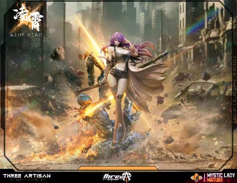 Original Design Three Artisan Studio DeadPrince Illustrations Mystic Mature Lady Series Ling Xiao 1/4 Licensed Resin Statue (PayPal Fees and Shipping Costs Included)
