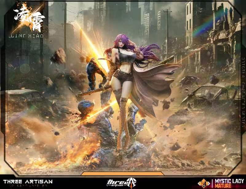 Original Design Three Artisan Studio DeadPrince Illustrations Mystic Mature Lady Series Ling Xiao 1/4 Licensed Resin Statue (PayPal Fees and Shipping Costs Included)