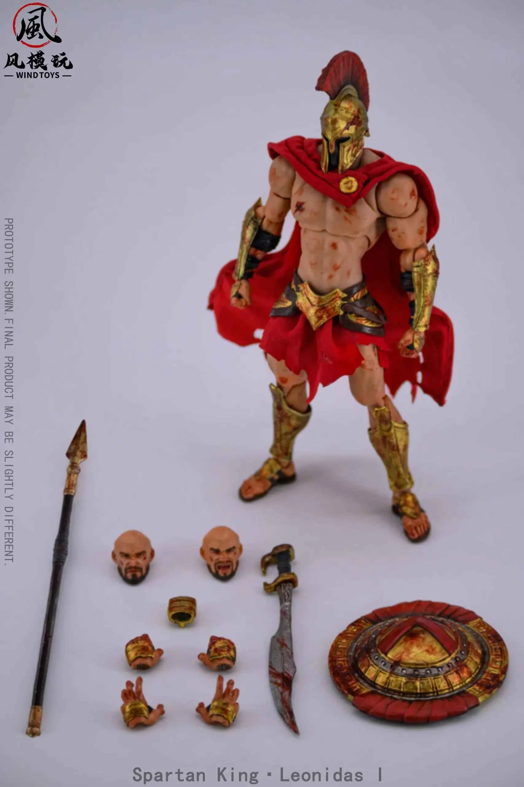 Original Design Wind Toys Studio Eternal Warriors Series Spartan King Leonidas FMW004 1/12 Licensed Action Figure