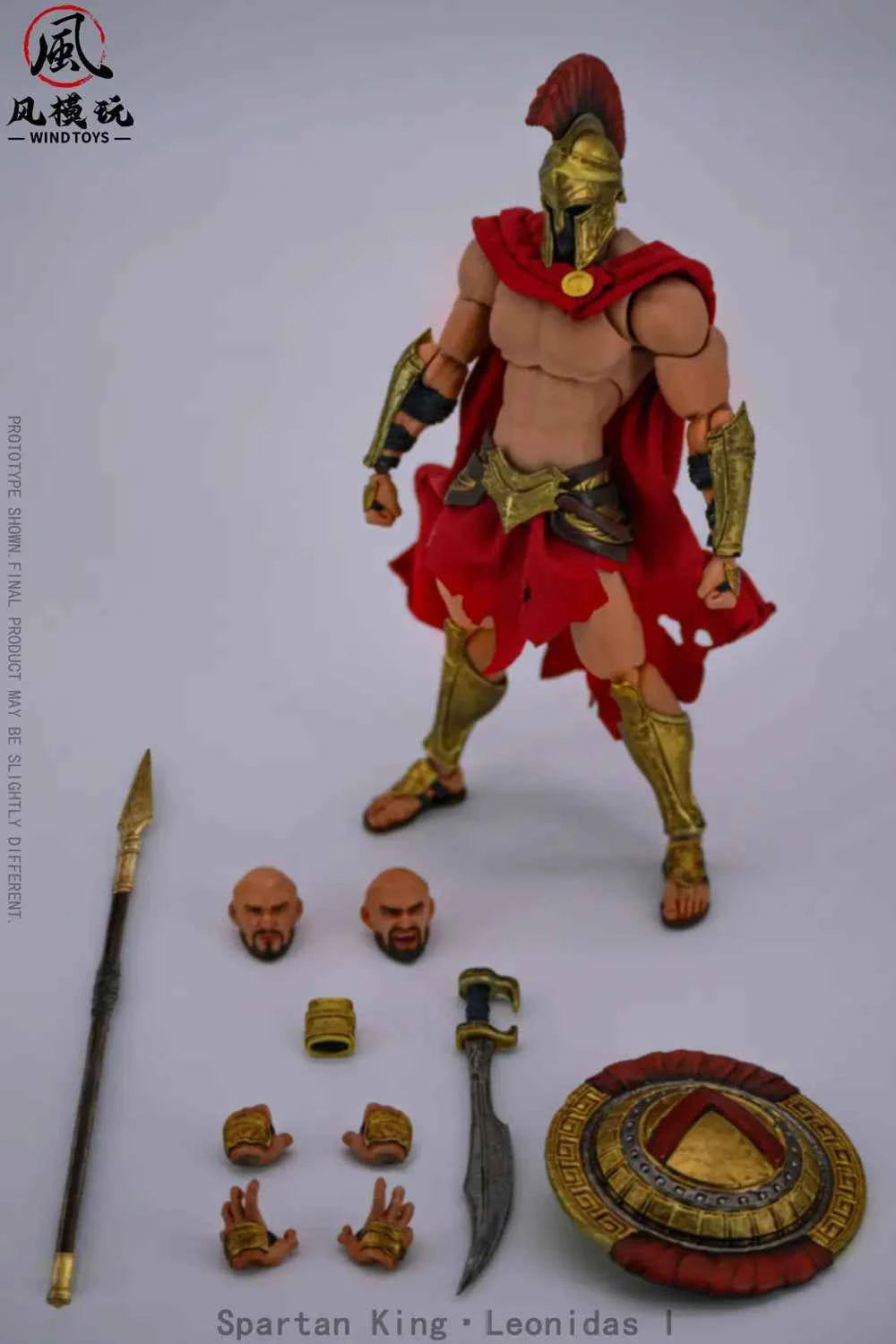 Original Design Wind Toys Studio Eternal Warriors Series Spartan King Leonidas FMW004 1/12 Licensed Action Figure