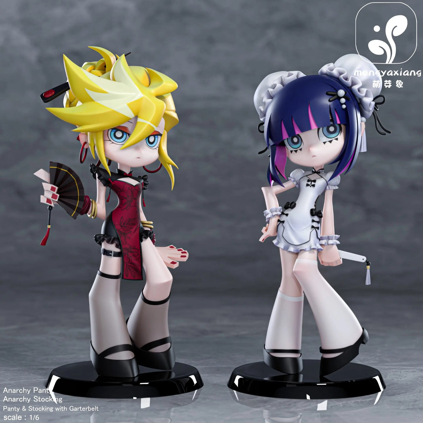 Panty & Stocking with Garterbelt Meng Ya Xiang Studio Stocking Anarchy & Panty Anarchy Resin Statue