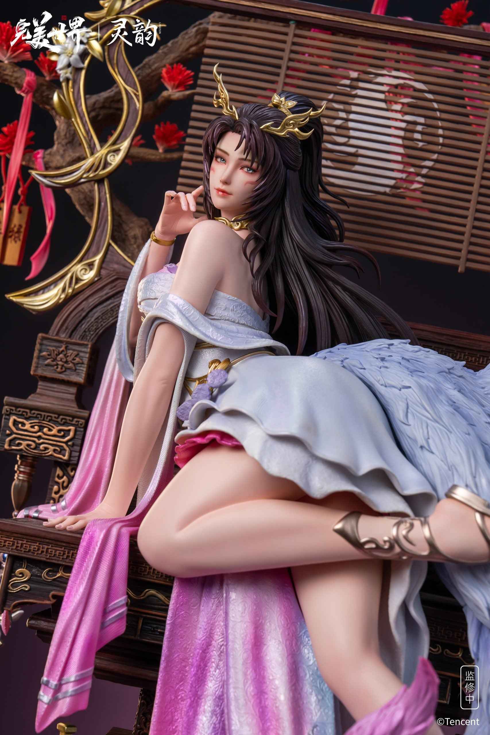 Perfect World Ling Yun Studio Witch Celestial Fox Fairy Licensed Resin Statue