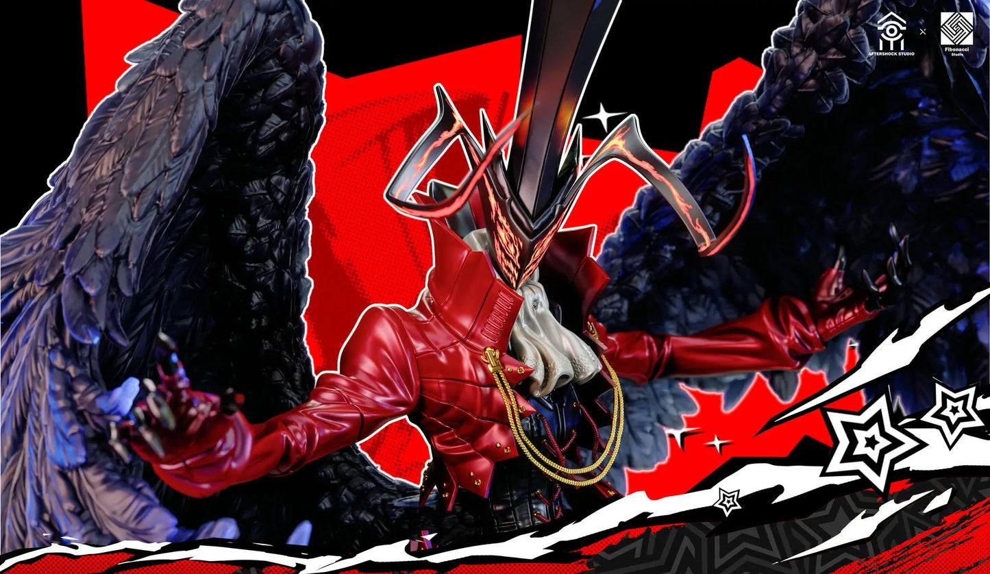 Persona 5 Aftershock & Fibonacci Studio Royal Ren Amamiya Joker & Arsène Licensed Resin Statue