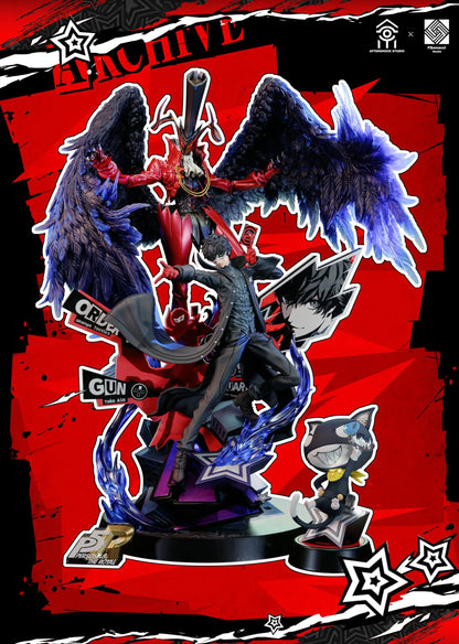 Persona 5 Aftershock & Fibonacci Studio Royal Ren Amamiya Joker & Arsène Licensed Resin Statue