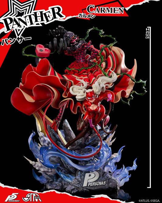 Persona 5 Starexva Studio Ann Takamaki Panther & Carmen Licensed Resin Statue