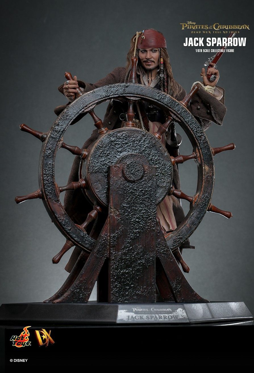 Pirates of the Caribbean Hot Toys Jack Sparrow DX37 DX38 DX39AE Licensed Action Figure