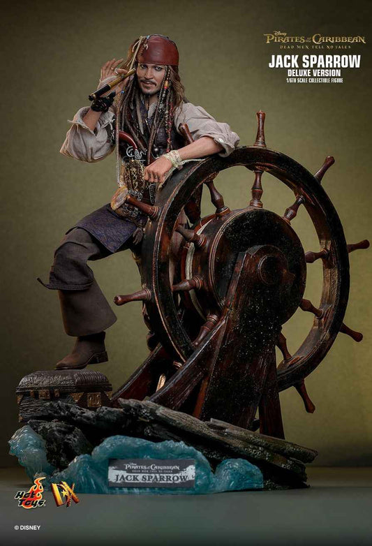 Pirates of the Caribbean ~ Hot Toys ~ Jack Sparrow DX37 DX38 DX39AE ~ Licensed Action Figure