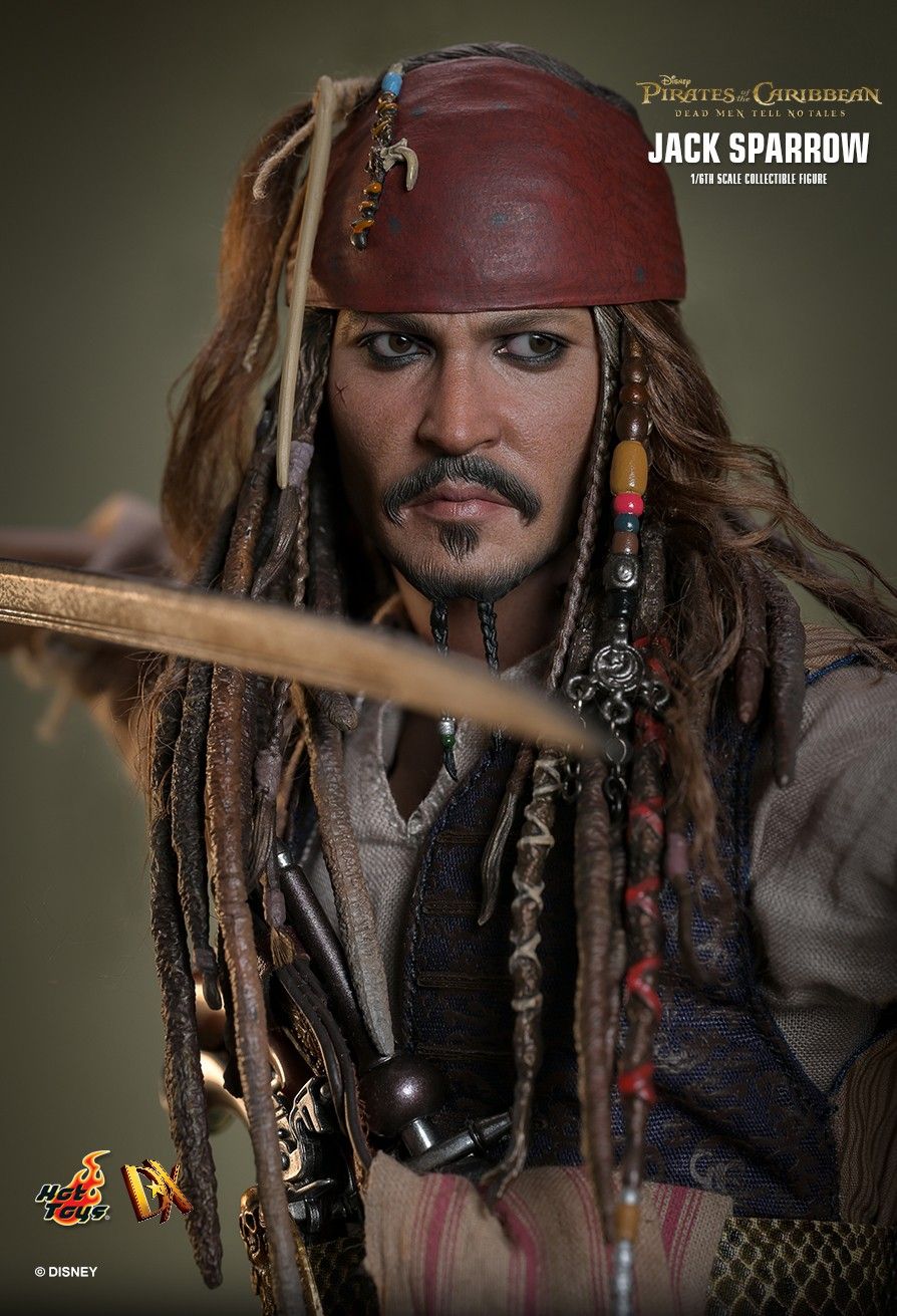 Pirates of the Caribbean Hot Toys Jack Sparrow DX37 DX38 DX39AE Licensed Action Figure