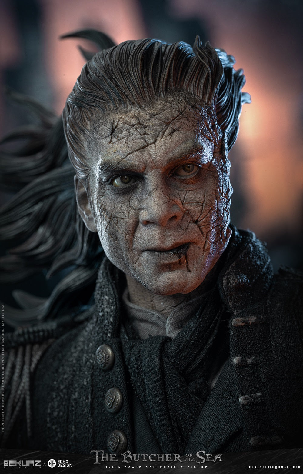 Pirates of the Caribbean EKUAZ STUDIO & ECHO DESIGN Captain Armando Salazar Sea Butcher EKS013 1/6 Action Figure (3rd party)