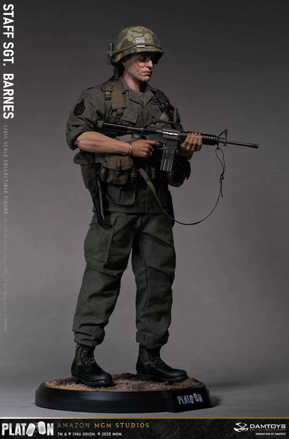Platoon DAMTOYS Vietnam War US Army Sergeant Barnes No. DMS045 1/6 Licensed Action Figure