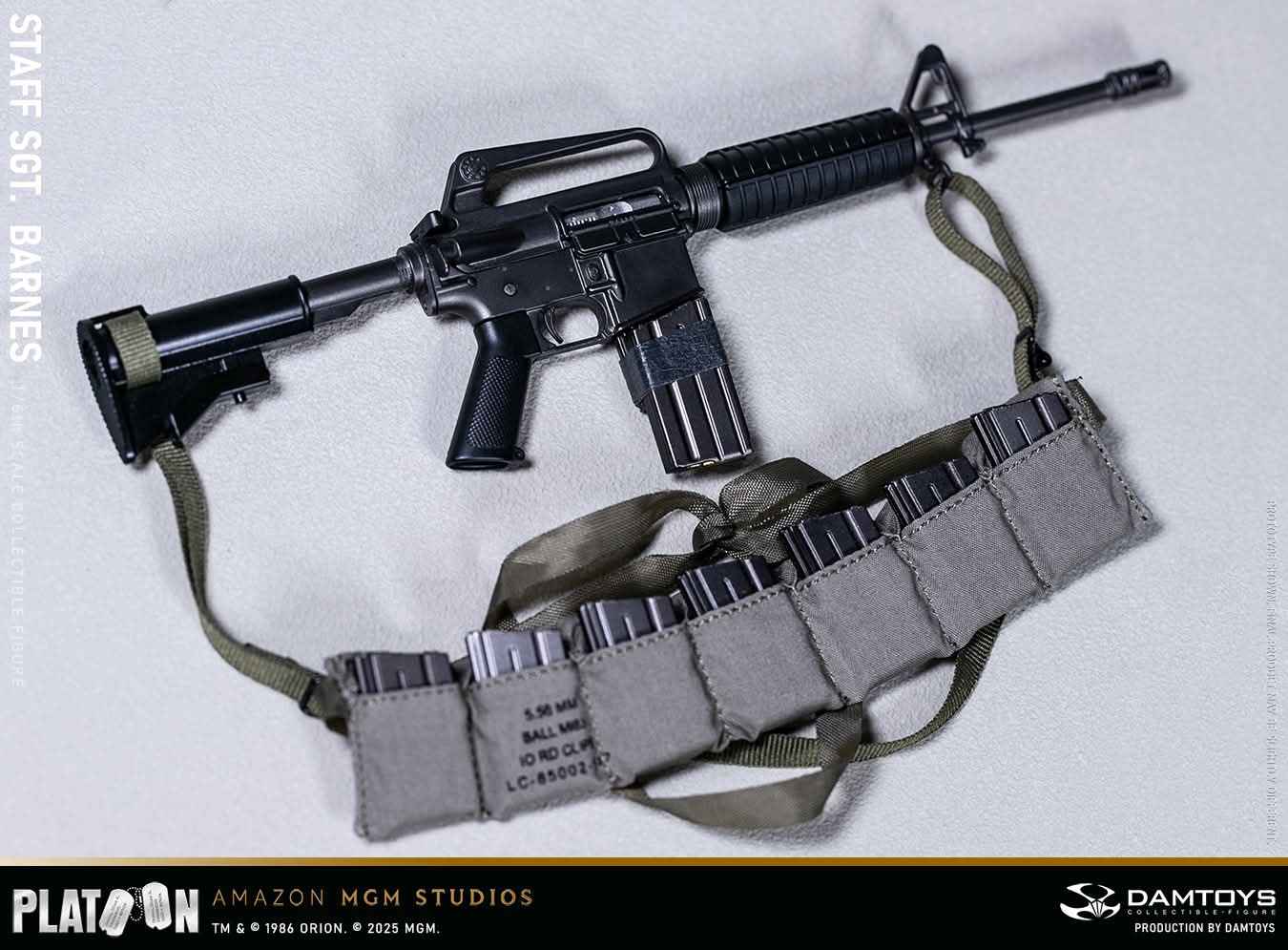 Platoon DAMTOYS Vietnam War US Army Sergeant Barnes No. DMS045 1/6 Licensed Action Figure