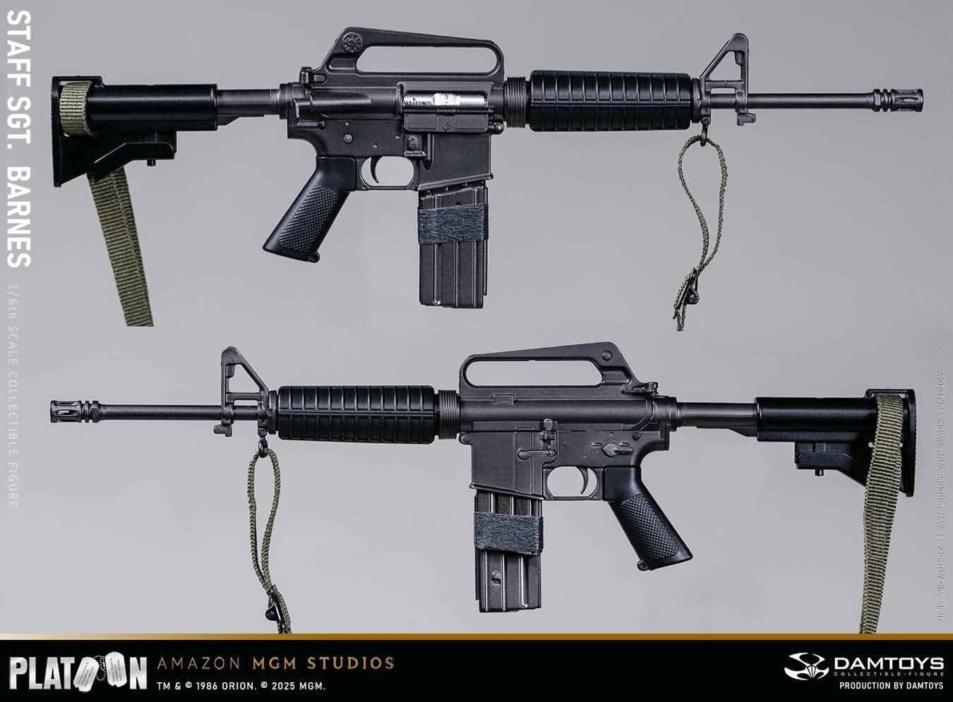 Platoon DAMTOYS Vietnam War US Army Sergeant Barnes No. DMS045 1/6 Licensed Action Figure