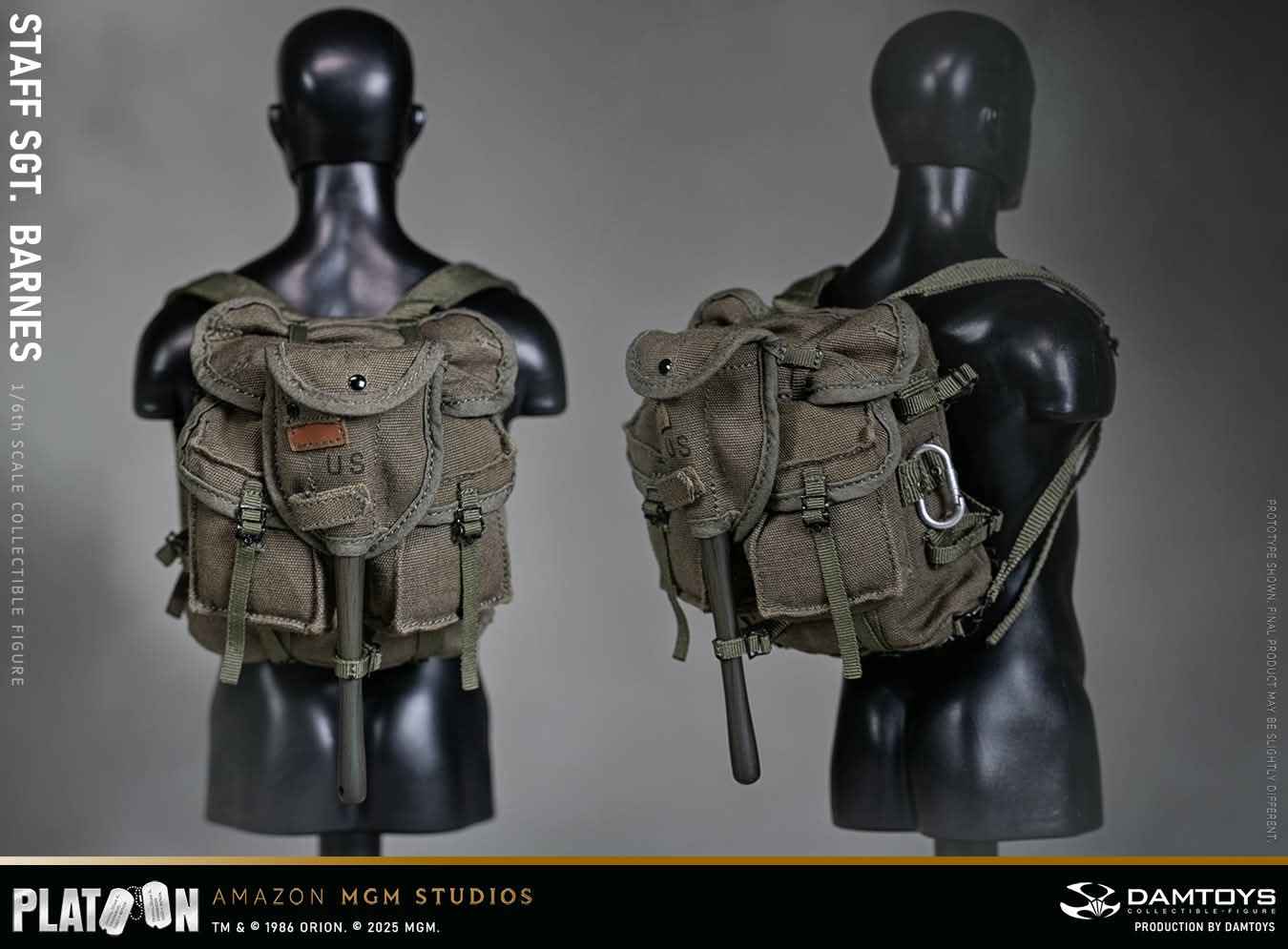 Platoon DAMTOYS Vietnam War US Army Sergeant Barnes No. DMS045 1/6 Licensed Action Figure