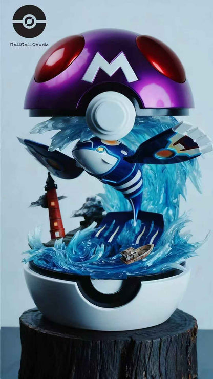 Pokémon Ball Ball Studio Kyogre Resin Statue