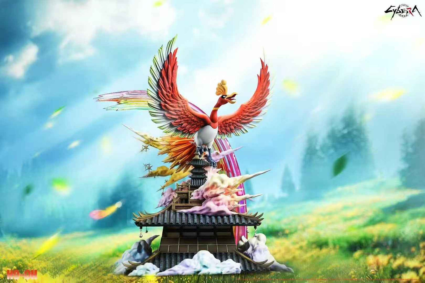 Pokémon Cybera Studio Ho-Oh 1/4 Resin Statue