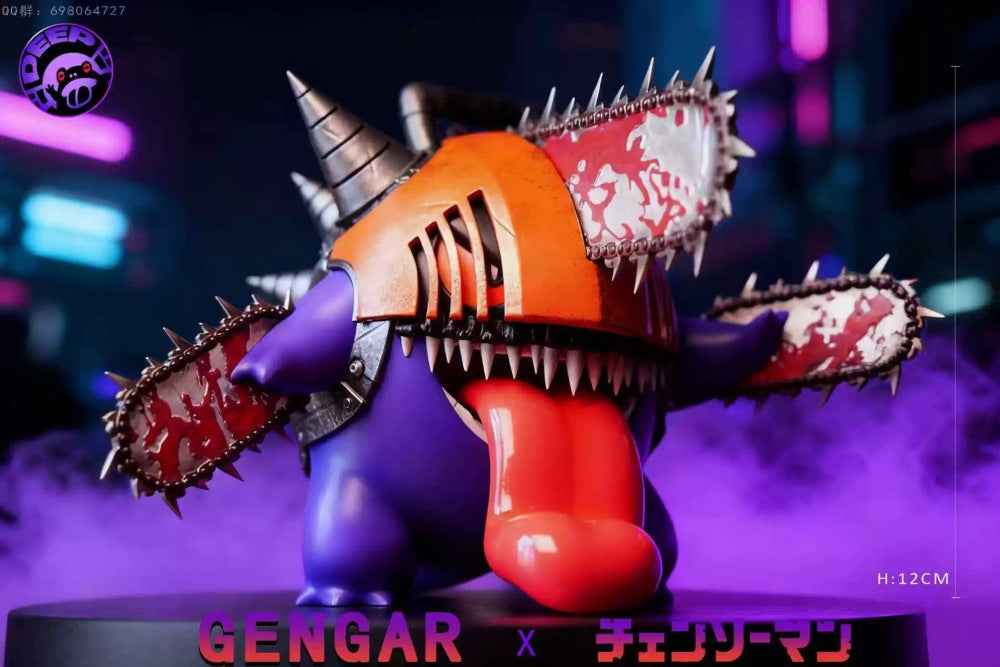 Pokémon DEEP Studio Gengar Cosplay Chainsaw Man Resin Statue