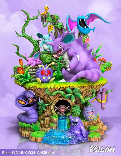 Pokémon EGG Studio Poison Type Resin Statue