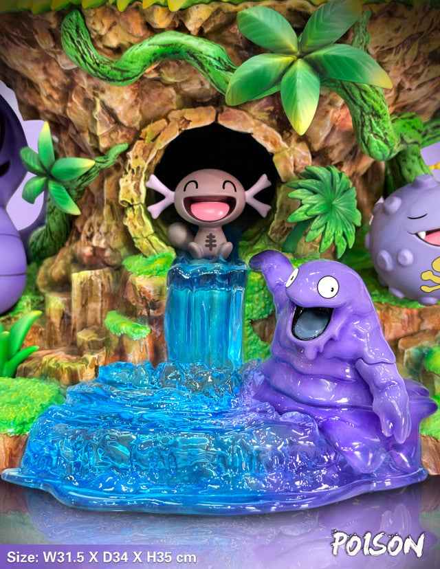 Pokémon EGG Studio Poison Type Resin Statue