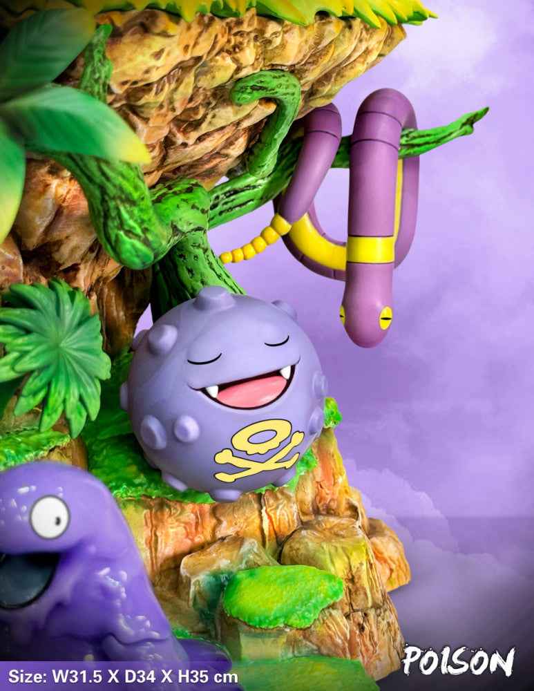 Pokémon EGG Studio Poison Type Resin Statue
